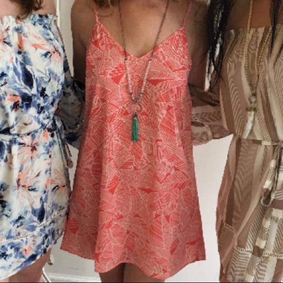 Fab’rik Coral Printed Sundress - Picture 1 of 4